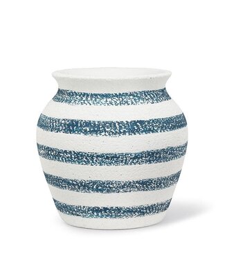 Abbott Collection Small Striped Urn Planter