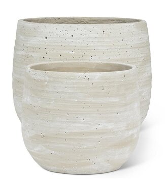 Abbott Collection Cream Ridge & Hole Planters XLarge