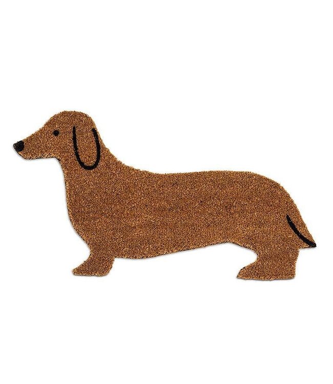 Dachsund Shaped Doormat
