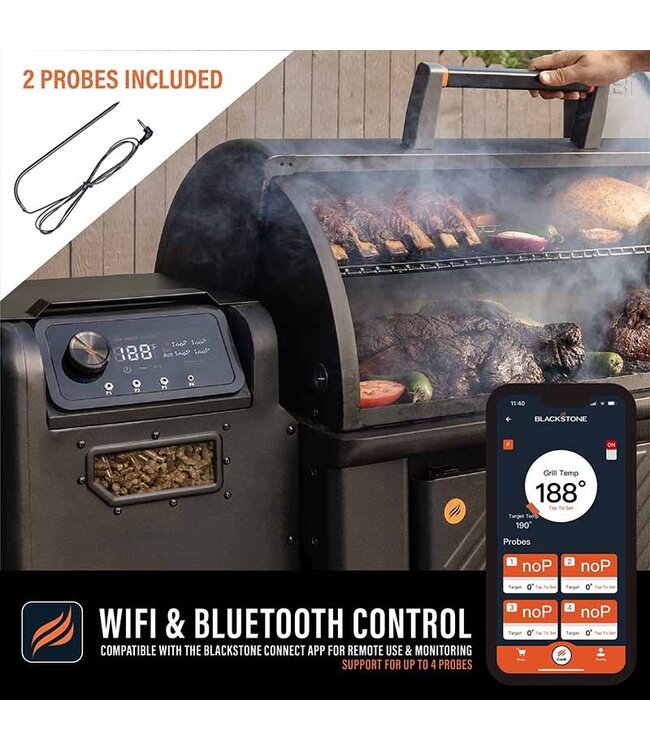 Blackstone Griddle and Pellet Grill Combo