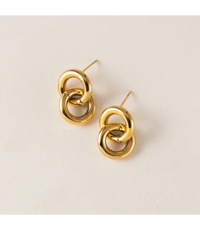 Linx Earrings Gold