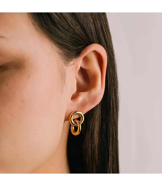 Linx Earrings Gold