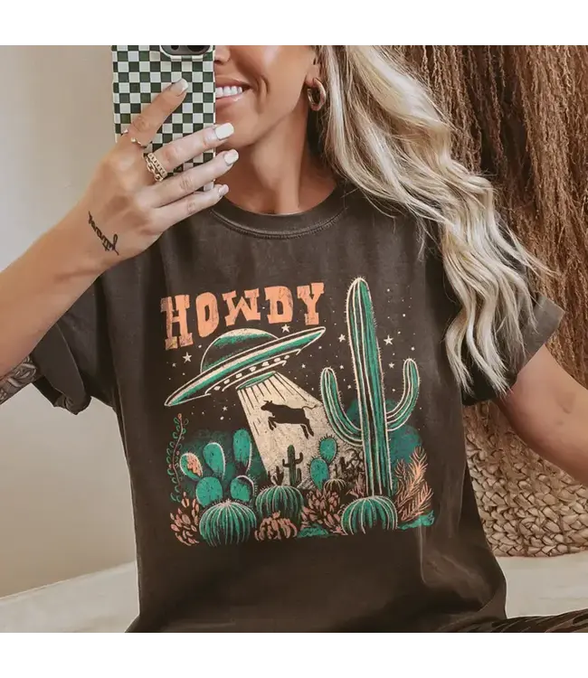 Space Cowboy T-Shirt Dark Grey