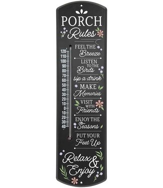 Thermometer Porch Rules