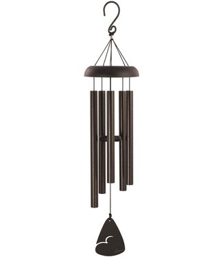 Carson Home & Gift Chime 30" Black Fleck