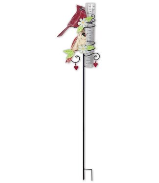 Carson Home & Gift Rain Gauge Cardinal