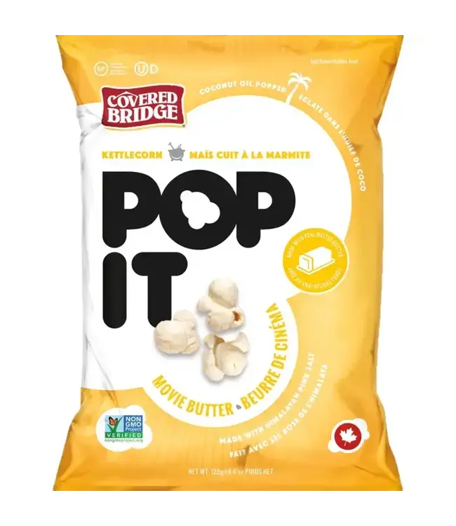 Covered Bridge Movie Butter Popcorn 125g