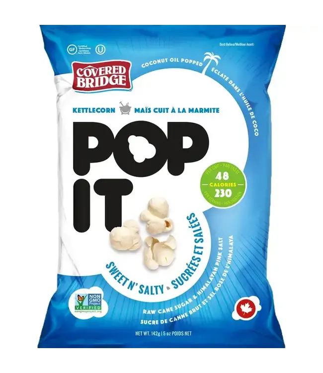 Covered Bridge Sweet & Salty Popcorn 142g