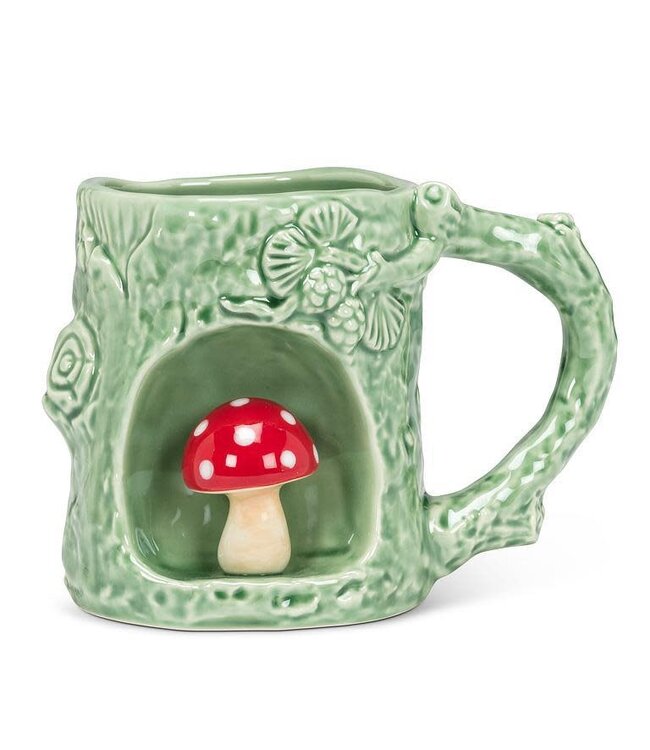 Tree Look Mug with Mushroom
