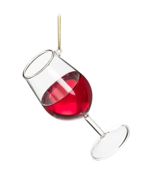 Glass of Red Wine Ornament
