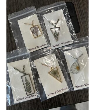 Wilted Wonders (C) Preserved Floral Necklace