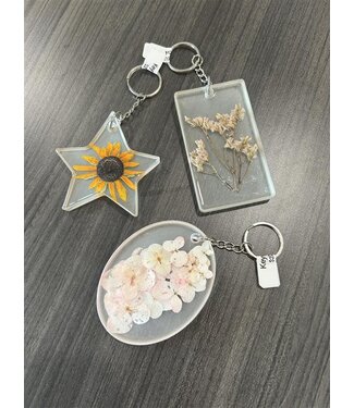 Wilted Wonders (C) Handmade Preserved Floral Keychain