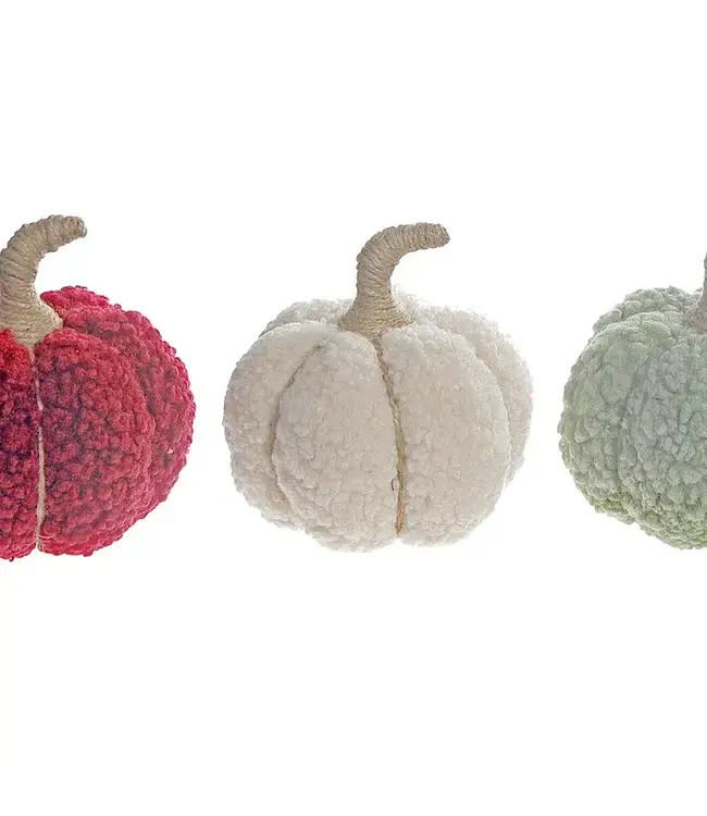 Boucle Pumpkin Décor (Asstd)