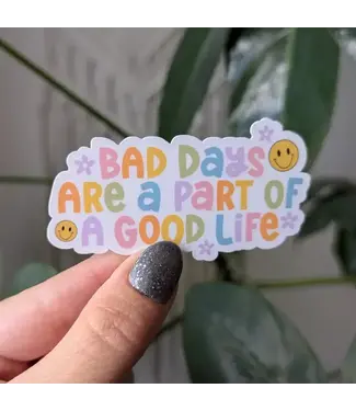 Moonlit Creations Bad Days Vinyl Sticker