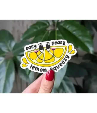 Moonlit Creations Easy Peasy Vinyl Sticker