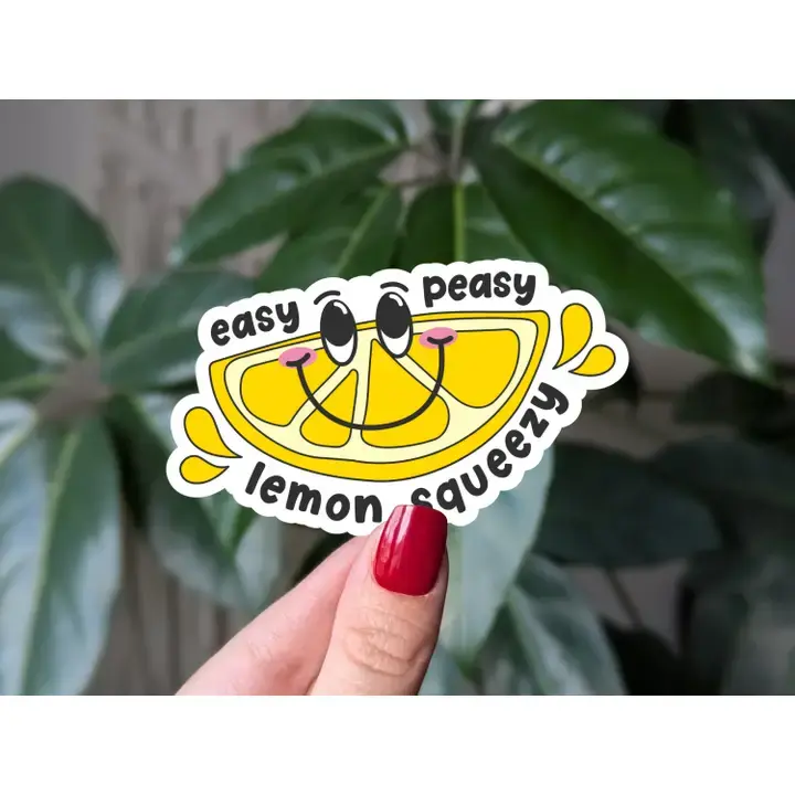 Go Easy Sticker Moonlit Creations Easy Peasy Vinyl Sticker - Livingstone Outdoor