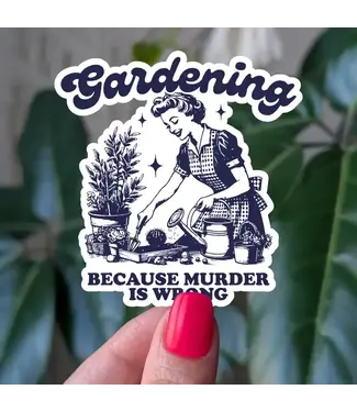 Moonlit Creations Gardening Vinyl Sticker