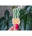 Potted Cactus Vinyl Sticker