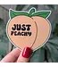 Just Peachy Vinyl Sticker