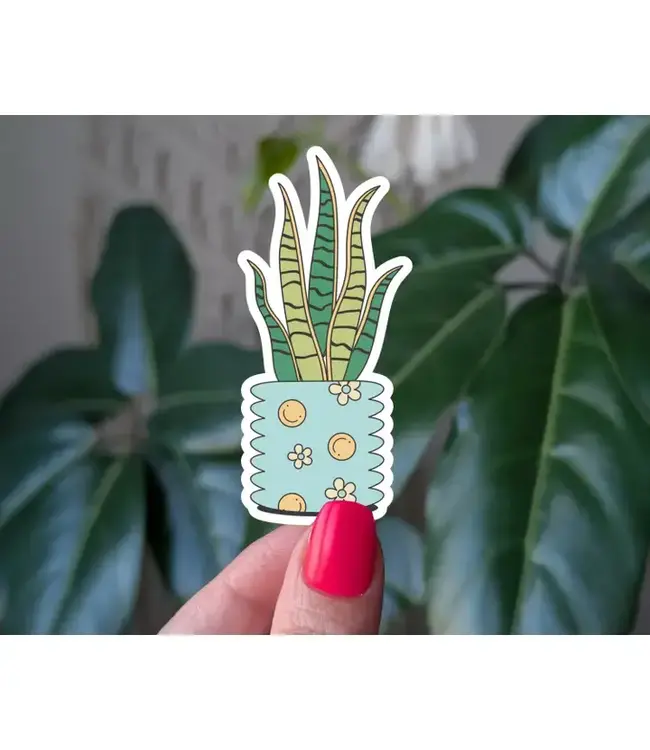 Snake Plant Vinyl Sticker