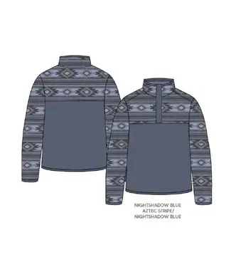 LIV Outdoor Boys Subzero Heavy Fleece Snap Tee
