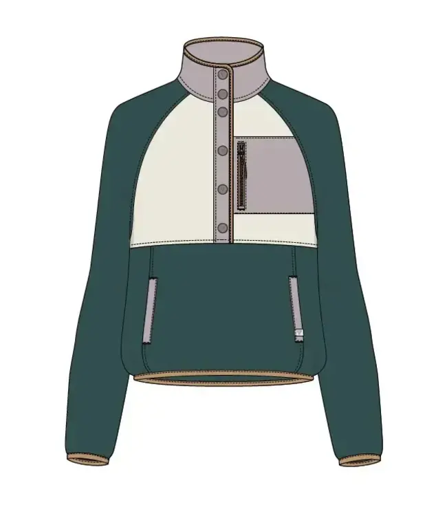 Women's Tara Quarter Snap Berber Pullover