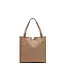 Alicia II - Recycled Vegan Tote - Latte Pebbled