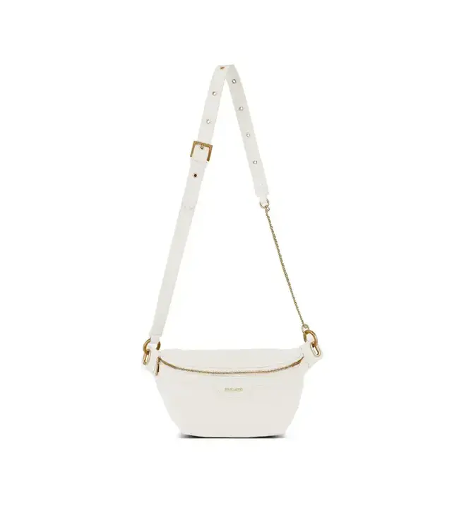 Brooklyn Crossbody - Recycled Vegan Belt Bag - Coconut Cream