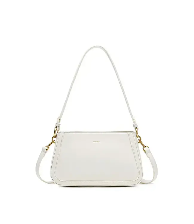Eleanor- Recycled Vegan Shoulder Bag Coconut Cream