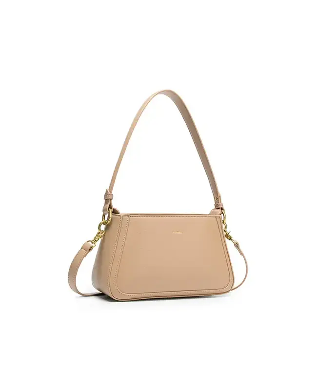 Eleanor - Recycled Vegan Shoulder Bag - Sand