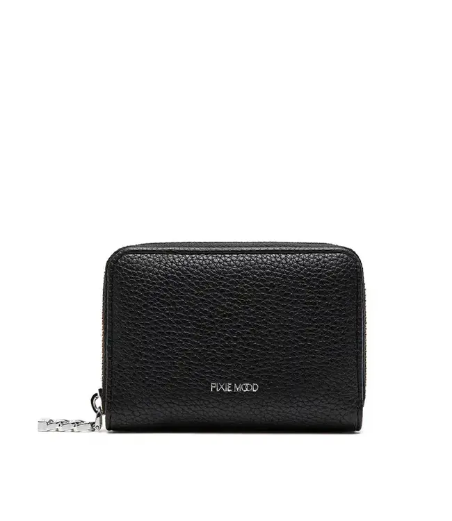 Kimi - Recycled Vegan Card Wallet - Black Pebbled