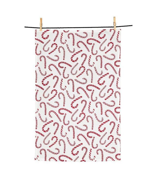 Candy Canes Kitchen Towel