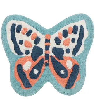 Danica Brands Flutter By Shaped Bath Mat