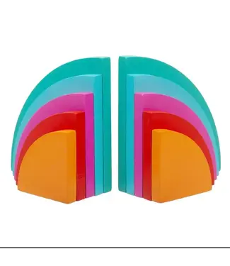 Truu Design Truu Design Set of Two Vibrant Rainbow Bookends