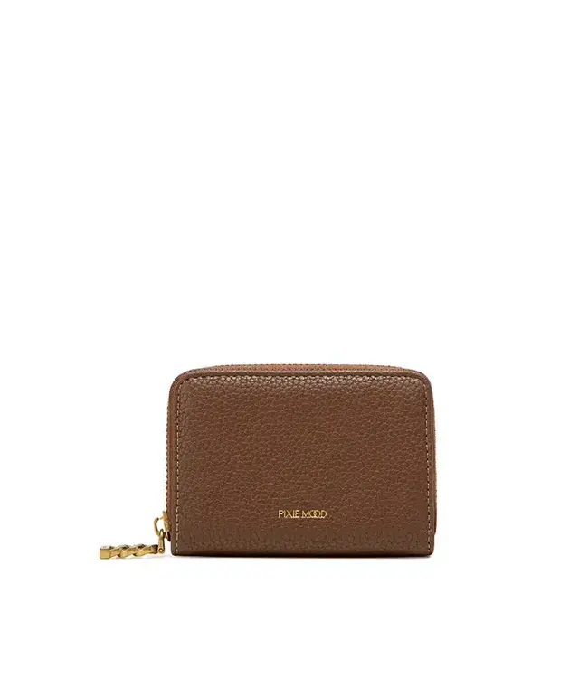 Kimi - Recycled Vegan Card Wallet - Espresso Pebbled