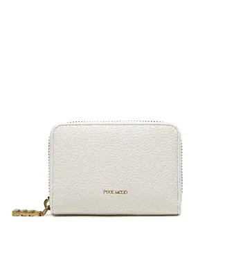 Pixie Mood Kimi - Recycled Vegan Card Wallet - Coconutcream Pebbled