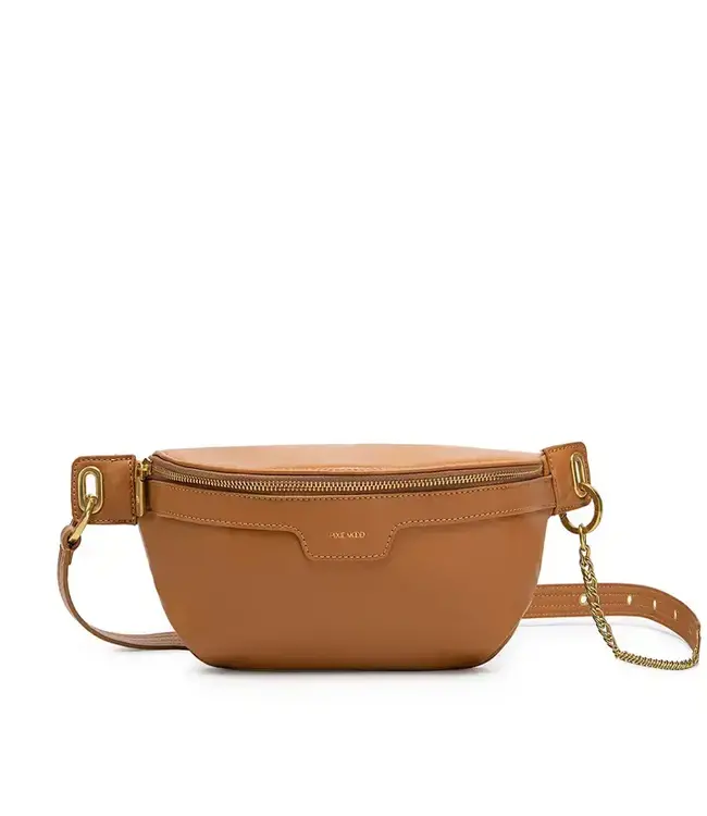 Brooklyn Crossbody- Recycled Vegan Belt Bag - Mustard