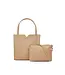 Alicia II - Recycled Vegan Tote Bag - Sand