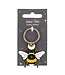 Forest Bee Enamel Keyring