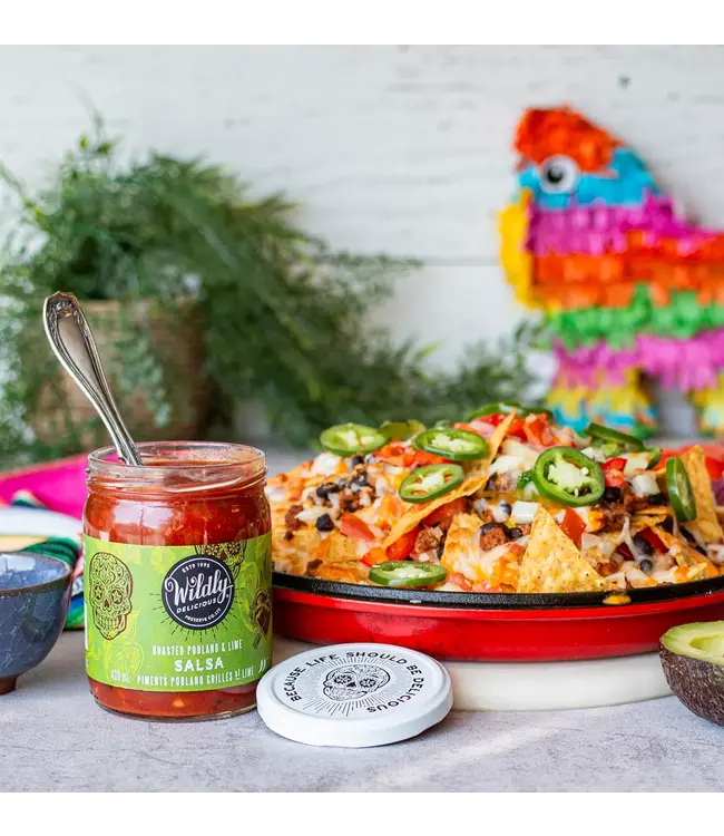 Roasted Poblano & Lime Salsa