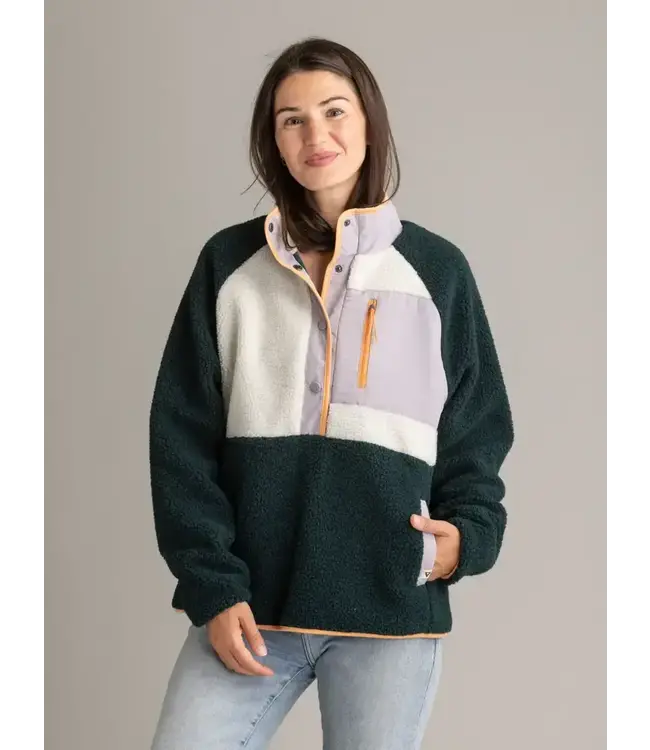 Women's Tara Quarter Snap Berber Pullover