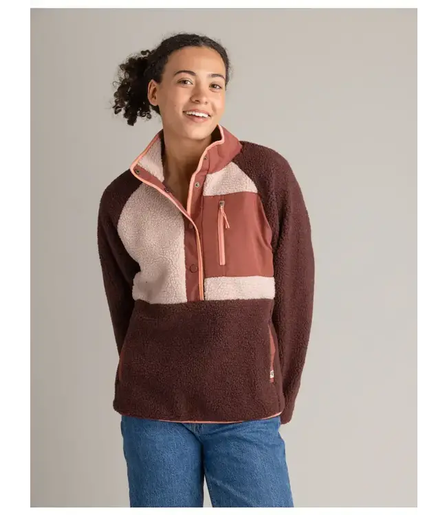 Women's Tara Quarter Snap Berber Pullover