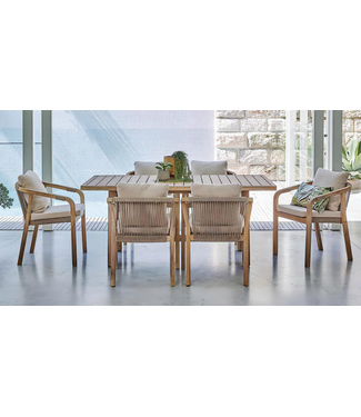 My Patio RAVONA 7PC Acacia Wood Dining Set