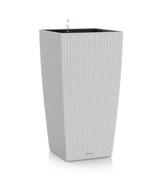 LECHUZA  CUBICO Cottage 40 - All-IN-ONE light grey