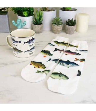 GIFT REPUBLIC - CANADA Fish Mug & Socks Gift Set