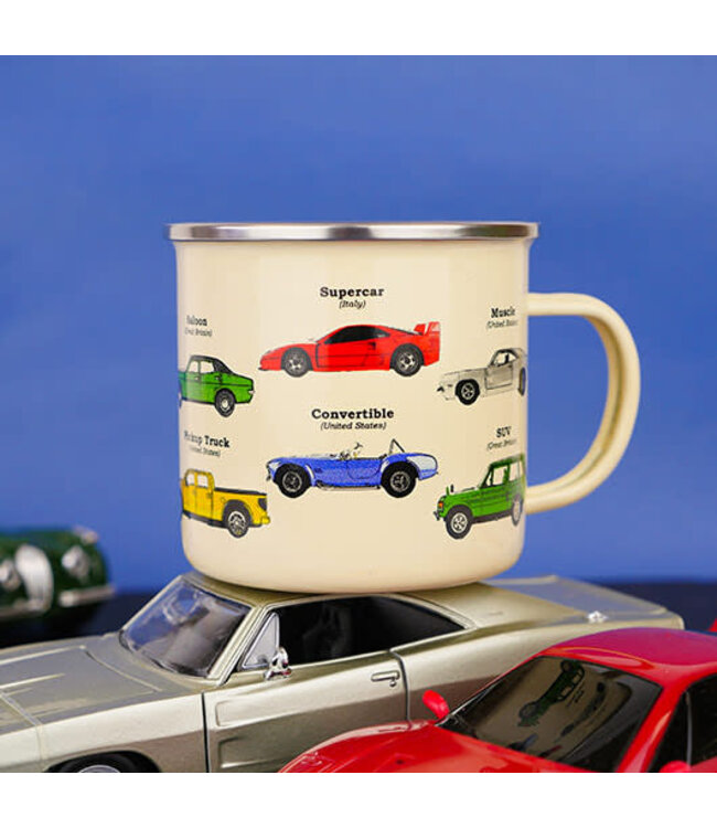 Car Enamel Mug
