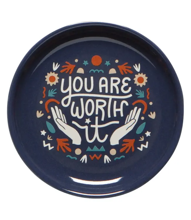 You Are Worth It Trinket Tray Refill Set of 5 single