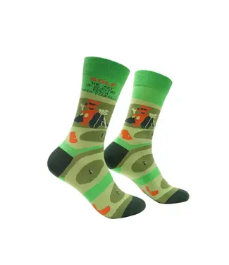 Shoc Joc Apparels Ltd Golf the Art of Playing Fetch Mens Socks