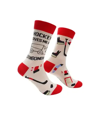 Shoc Joc Apparels Ltd Hockey Gives Me Zamboner Mens Socks