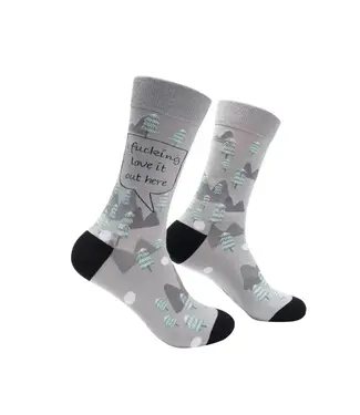 Shoc Joc Apparels Ltd I F*cking Love it Out Here Mens Socks